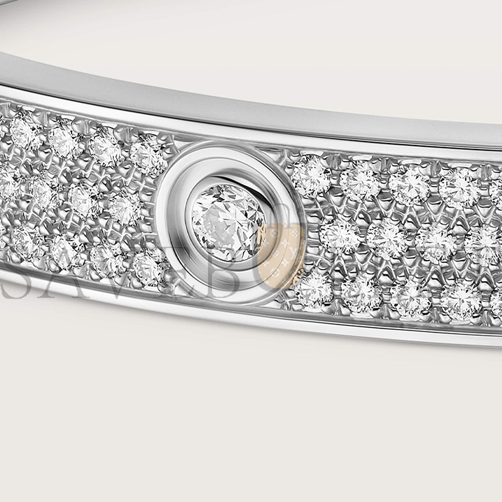 CARTIER LOVE BRACELET, DIAMOND-PAVED N6033602